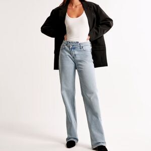 Abercrombie & Fitch Light Blue Straight Leg Jeans